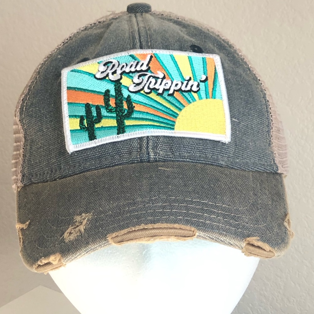 Judith March Distressed Road Trippin Hat